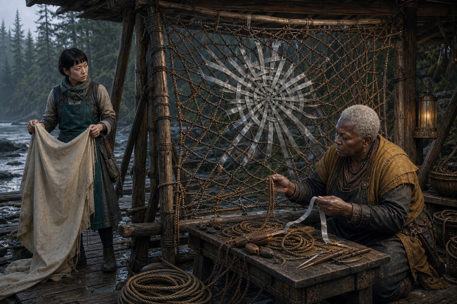 The Obliging altering an unfinished net